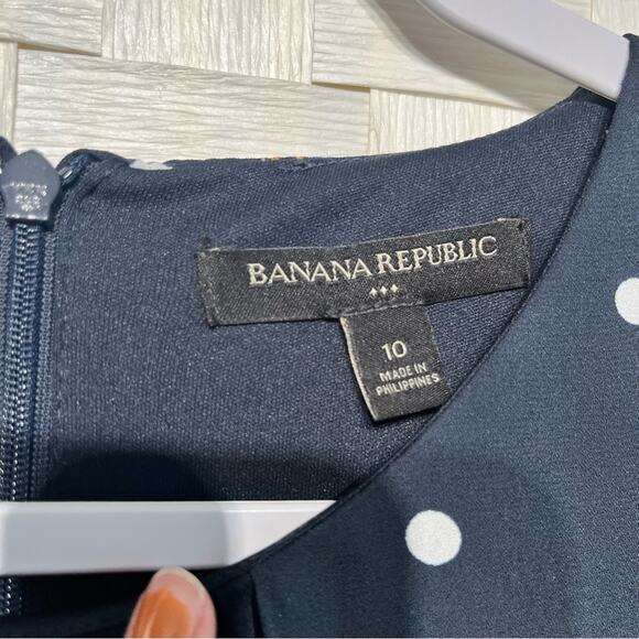 Banana Republic Flutter Sleeve Ruffled Fall Floral Dress Women’s Size 10 - Picture 5 of 12